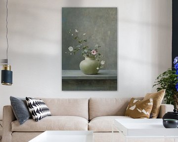 Stilleven | Quiet Elegance in Bloom van Kunst Kriebels