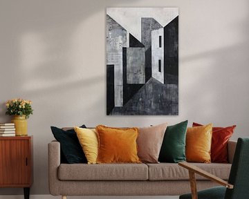 Modern abstract design van Abstract Schilderij