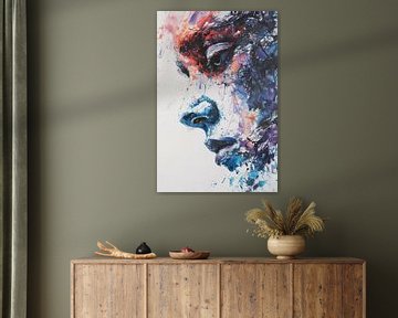 Modern Portret van Kunst Kriebels