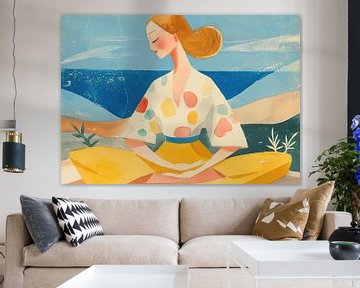 Modern abstract kunstwerk van ARTEO Schilderijen