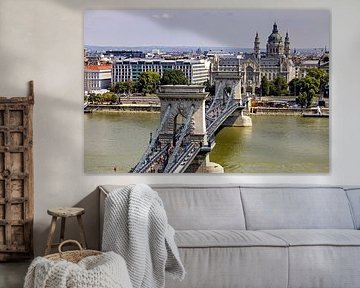 Budapest sur le Danube sur Roland Brack