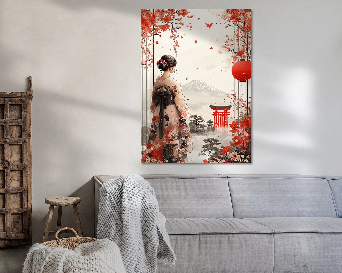 Example of the artwork in a room