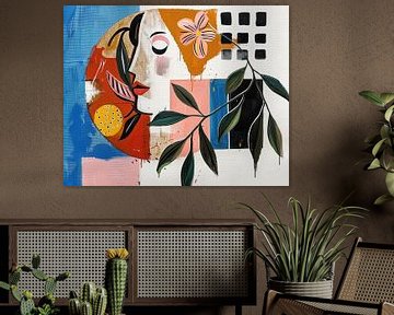 Masked Beauty Unfolds van Kunst Kriebels
