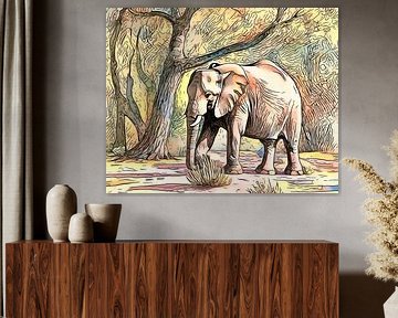 Op safari in Afrika, motief 6