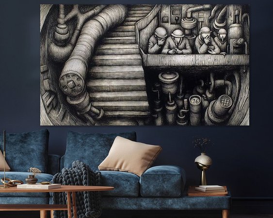 Example of the artwork in a room