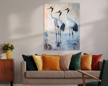 Acrylic cranes by haroulita