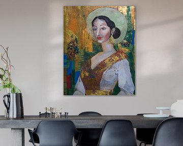 Modern portrait of a classic woman by Studio Pieternel