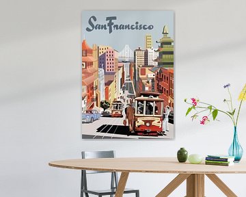 Golden Gate City Nostalgie van Hazen Rocky