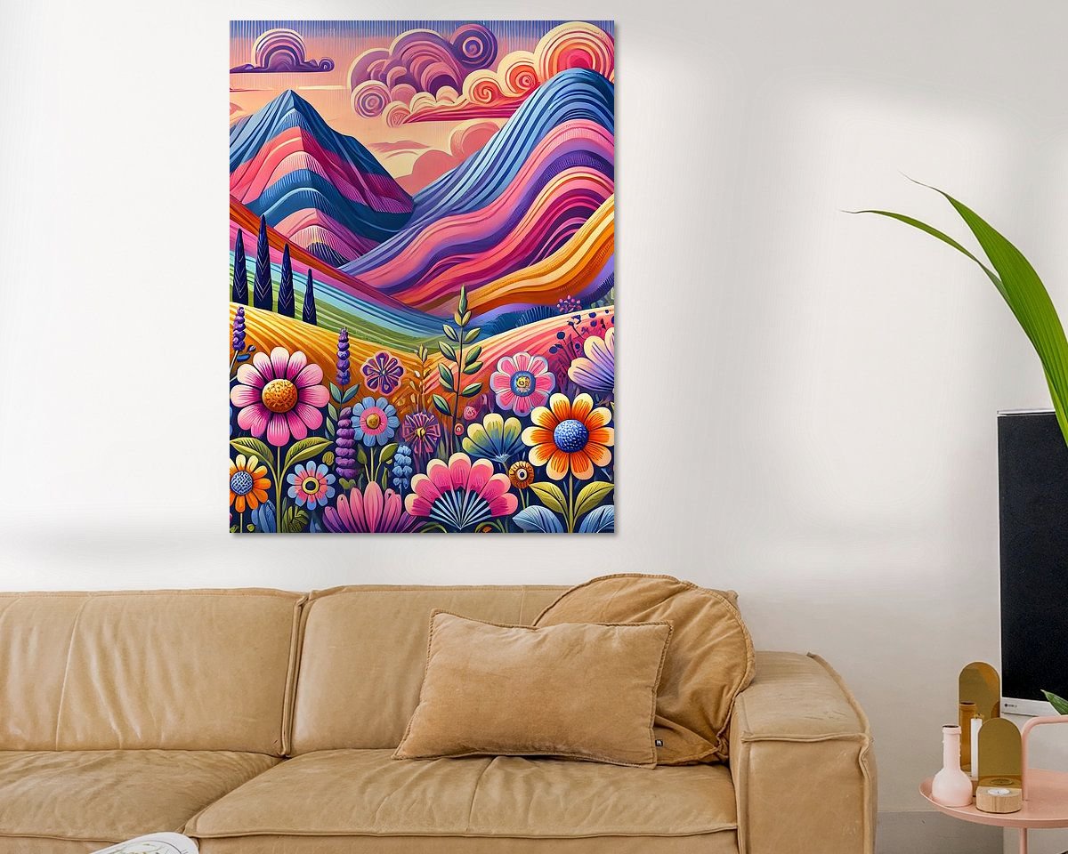 Example of the artwork in a room