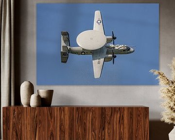 Flyby U.S. Navy Northrop Grumman E-2D Hawkeye. van Jaap van den Berg