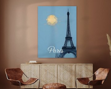 Eiffeltoren in het avondlicht van HorizonArtistry