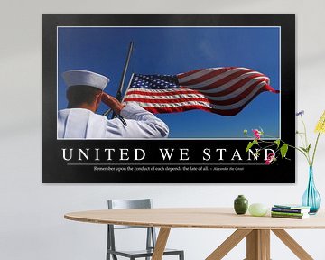 STK107216M-United We Stand: Inspirerende en motiverende poster van Stocktrek Images