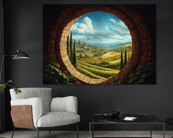 Example of the artwork in a room