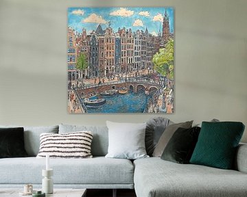 Amsterdam by Abstract Painting