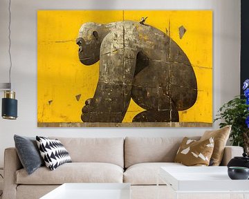 Gorilla Schilderij van ARTEO Schilderijen