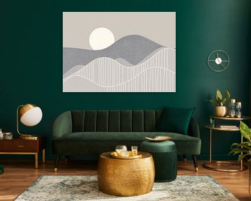 Modern Lines | Illustration by ARTEO Paintings