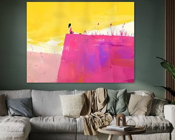 Kunstmalerei mit Mann