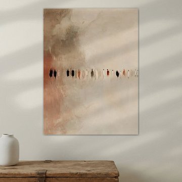 Abstract minimalisme (gezien bij vtwonen) van Japandi Art Studio
