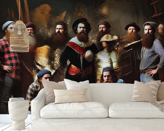 Example of the artwork in a room