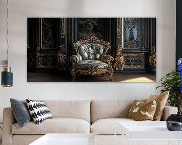 Luxurious Baroque Throne - A majestic masterpiece by byRenzo