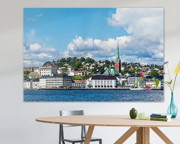 View of the town of Arendal in Norway by Rico Ködder