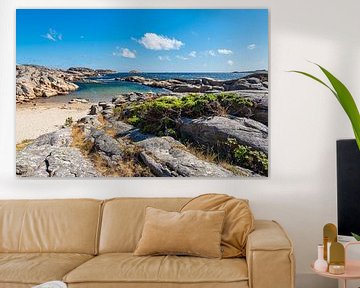 Landscape on the Helleviga peninsula in Norway by Rico Ködder