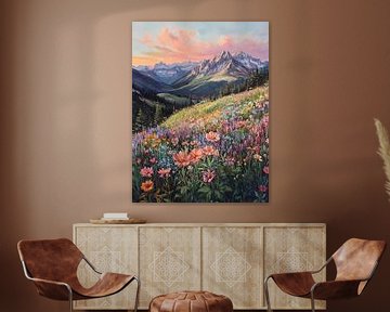 Floral Meadow by Olga Wildrose