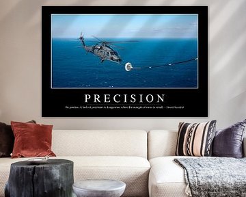STK107238M-Precision: Inspirational Quote and Motivational Poster by Stocktrek Images