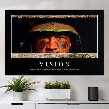 STK107222M-Vision: Inspirational Quote and Motivational Poster