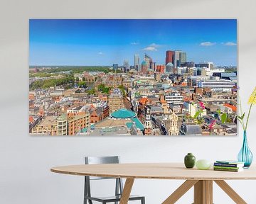 panorama van de skyline van Den Haag van gaps photography