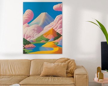 Traumlandschaft des Mount Fuji