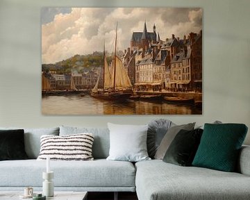 De charme van een Normandische havenstad van Skyfall