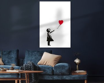 Banksy - Meisje met ballon van Patrick Ouwerkerk