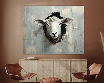 Sheep | Behind the Wall Gaze by OMG Art