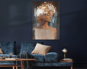 Portretvrouw | Rusty Serenity van De Mooiste Kunst