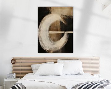 Abstract Wabi-Sabi van Japandi Art Studio