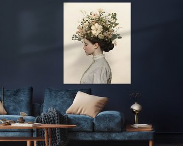 Klassiek bloemen portret van But First Framing