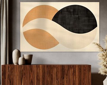 Scandinavische kunst Beige van Modern Collection