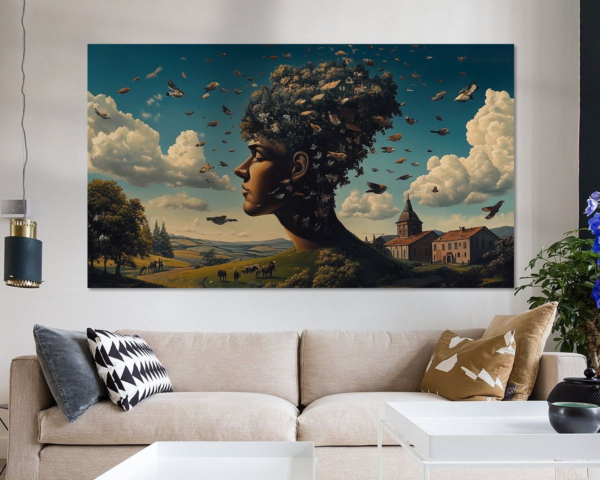 Example of the artwork in a room