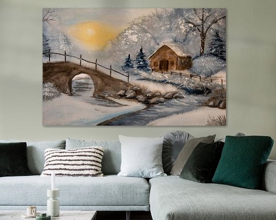 Example of the artwork in a room