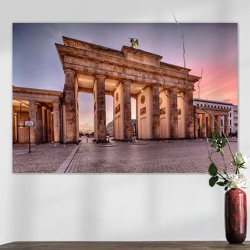 Sunrise at the Brandenburg Gate, Berlin, Germany