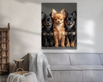 Chihuahua Welpen posieren