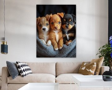 Chihuahua Welpen posieren