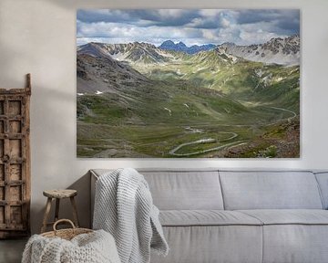 Soft landscape photo of the Italian alps by jofrey de Graaff