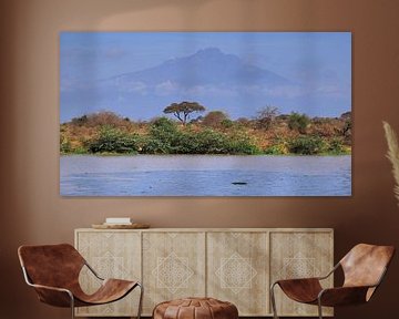 View of Kilimanjaro in Kenya by Aagje de Jong