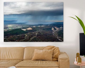 Kruja mountains in Albania by Werner Lerooy