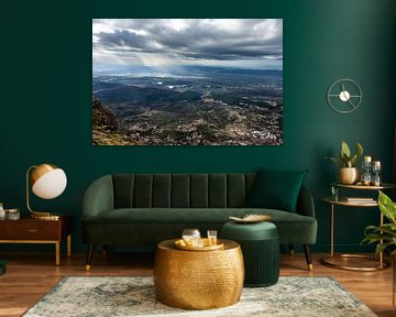 Kruja mountains in Albania by Werner Lerooy