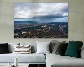 Rain in Albania's Kruja Mountains by Werner Lerooy