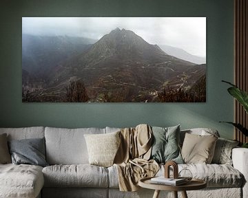Kruja mountains in Albania by Werner Lerooy