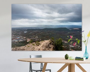 Kruja mountains in Albania by Werner Lerooy